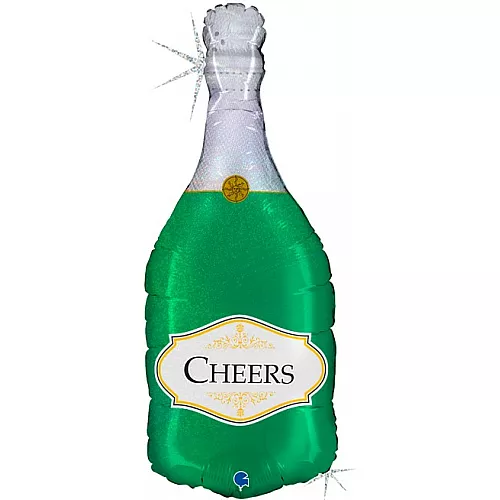 Шар Фигура Бутылка Шампанское Голография