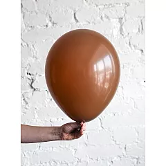 Шар коричневый пастель
