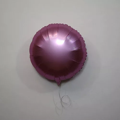 Шар круг 18 Сатин Flamingo