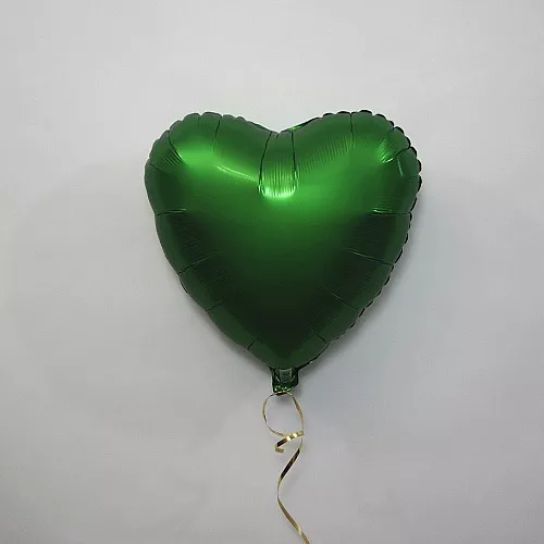 Шар сердце 18 Сатин Green