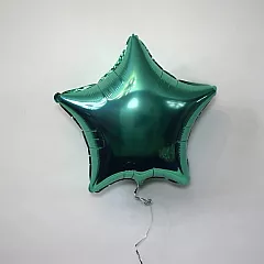 Шар звезда 18 металлик Изумруд