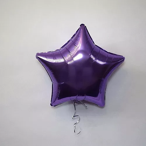 Шар звезда 18 металлик Лаванда