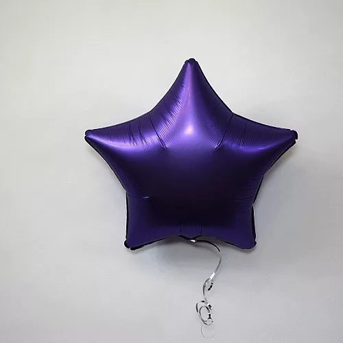 Шар звезда 19 Сатин Purple Royale